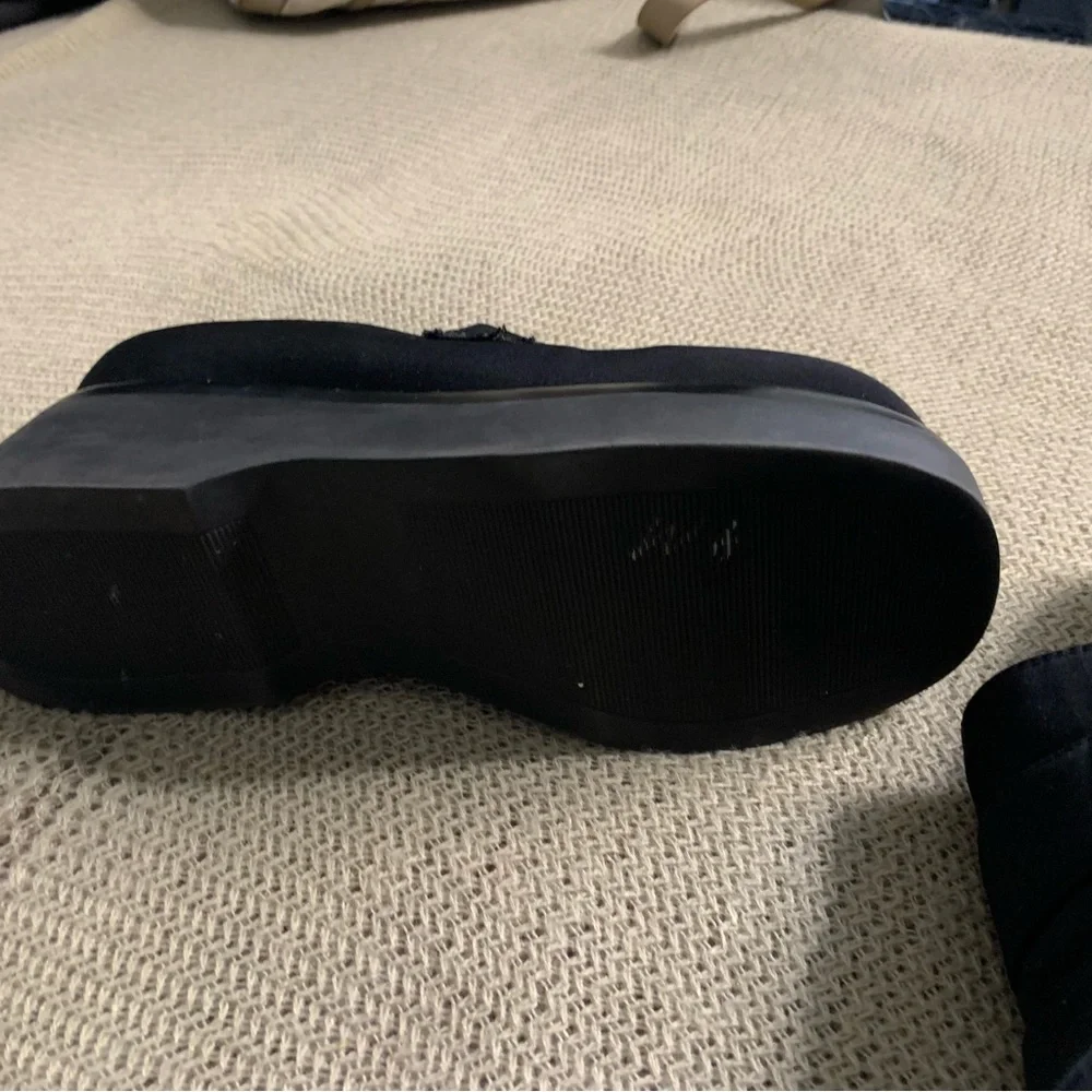 Y2K Black Steve Madden Chunky Platform Dark Academia Shoes